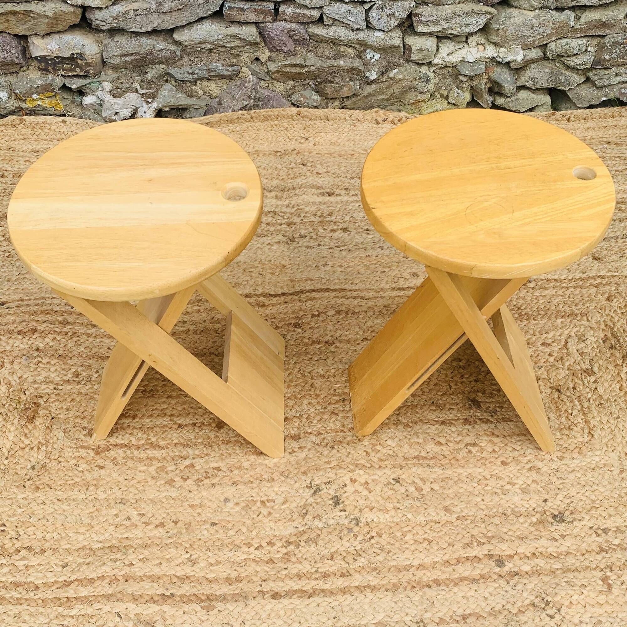 Vintage Suzy folding stools by Adrian Reed