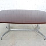Ray and Charles Eames table "Segmented" in Rio Rosewood