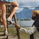 Affiche "Le Genou de Claire" Eric Rohmer 120x160cm