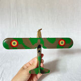 Jouet ancien avion militaire