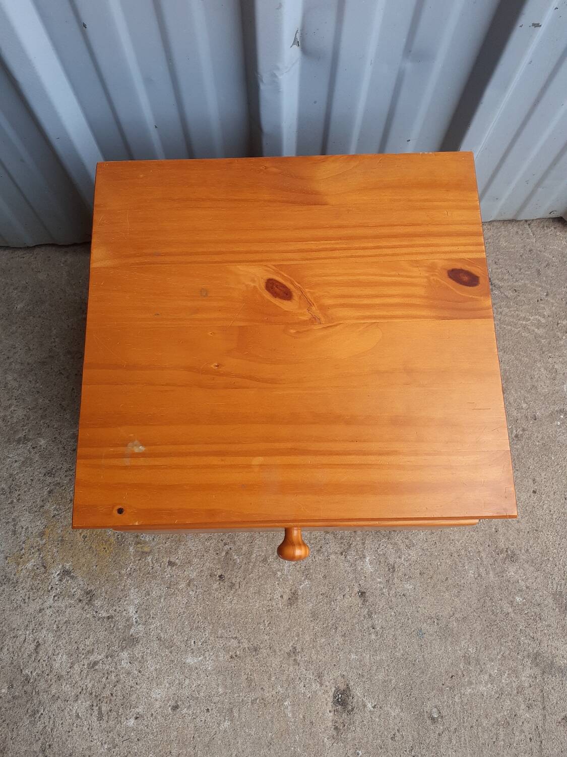 Pine bedside table