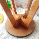 Round stool formica 50-60s vintage