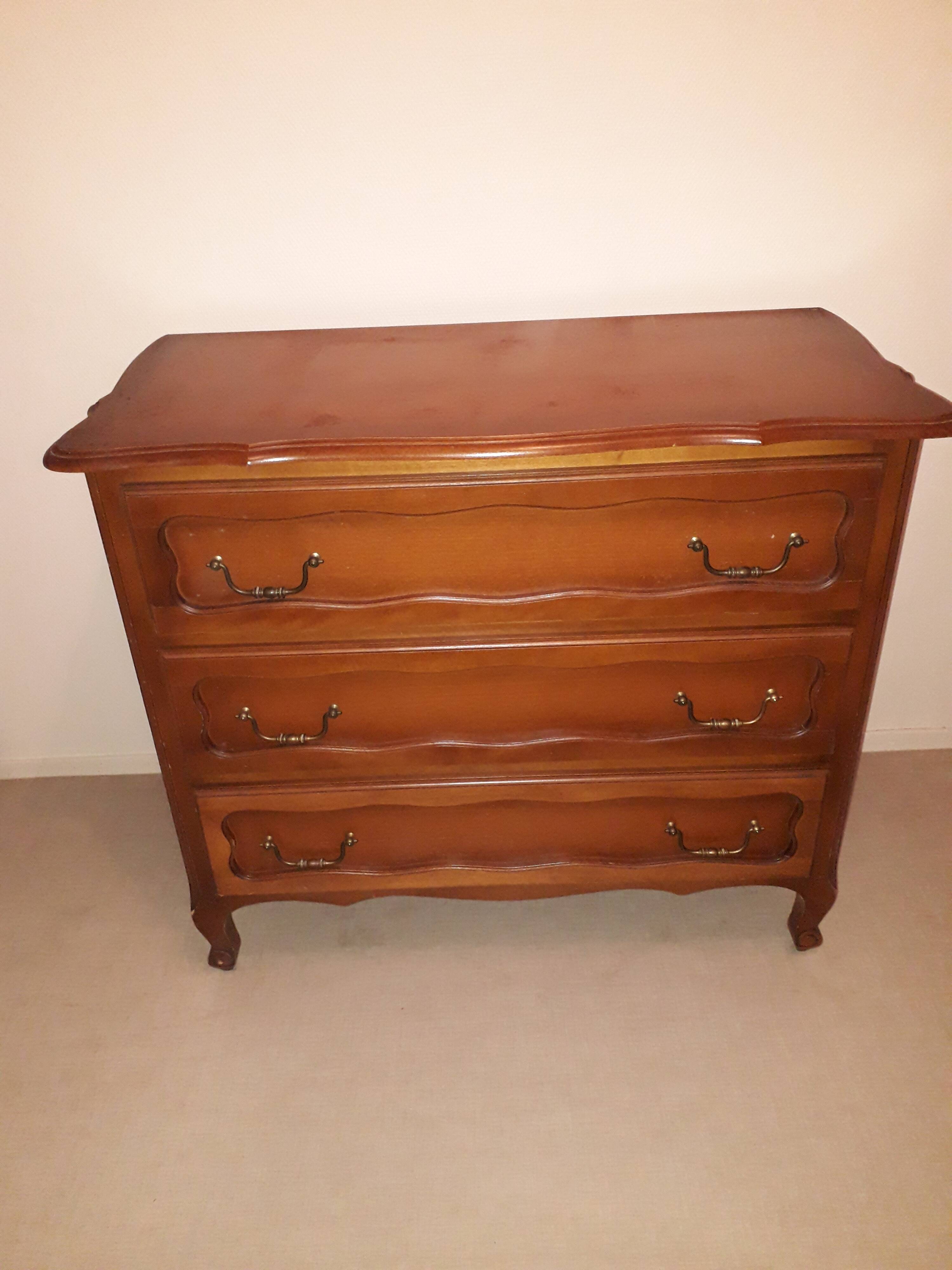 Cherry wood bedroom dresser