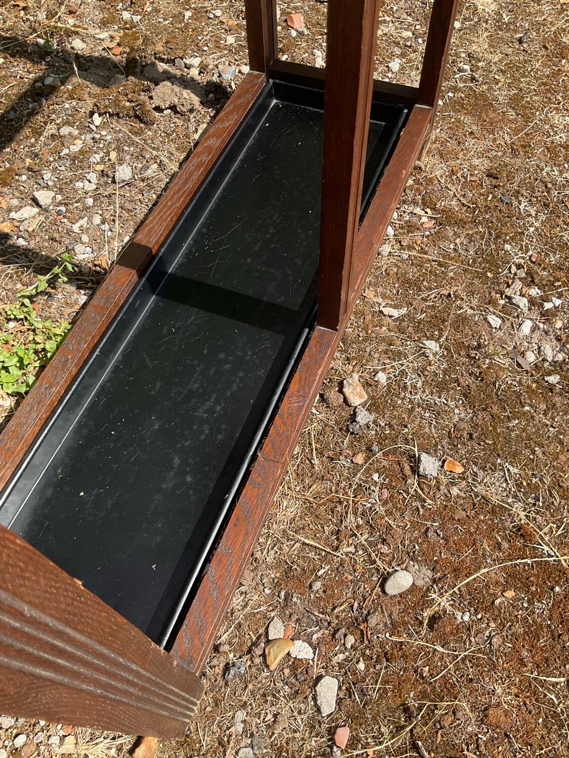 Art Deco oak cloakroom