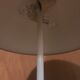 Vintage 70s orange and white lamp