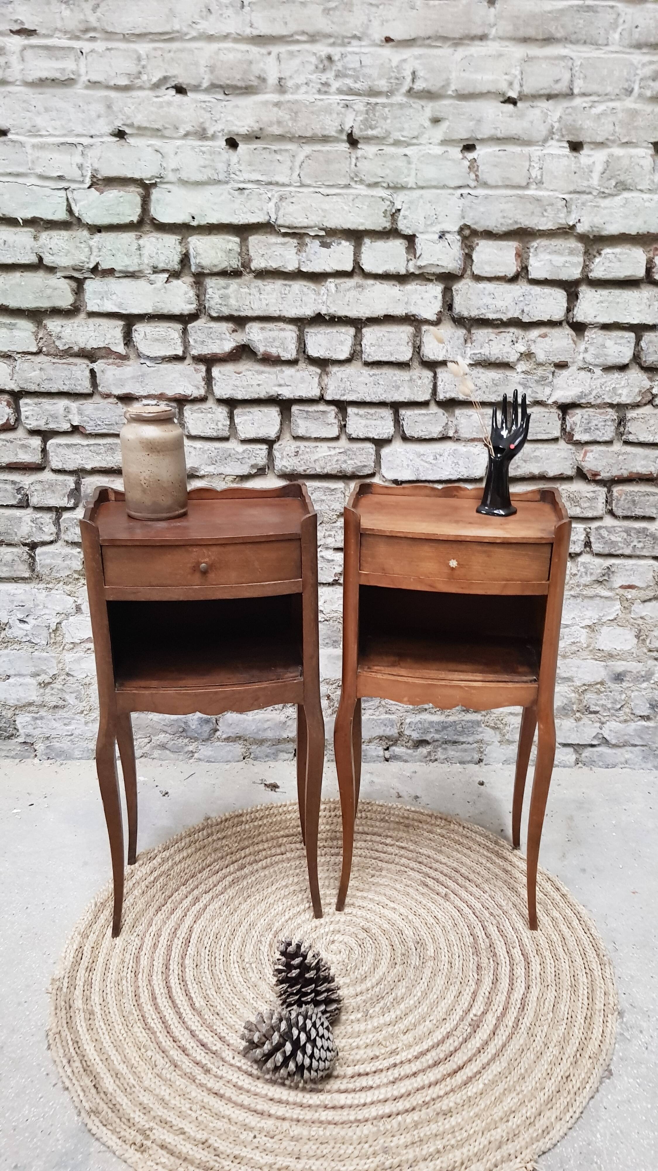 Pair of Louis XV style bedside tables