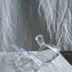 Small geometric carafe with diamond-shaped stopper and its 4 glasses