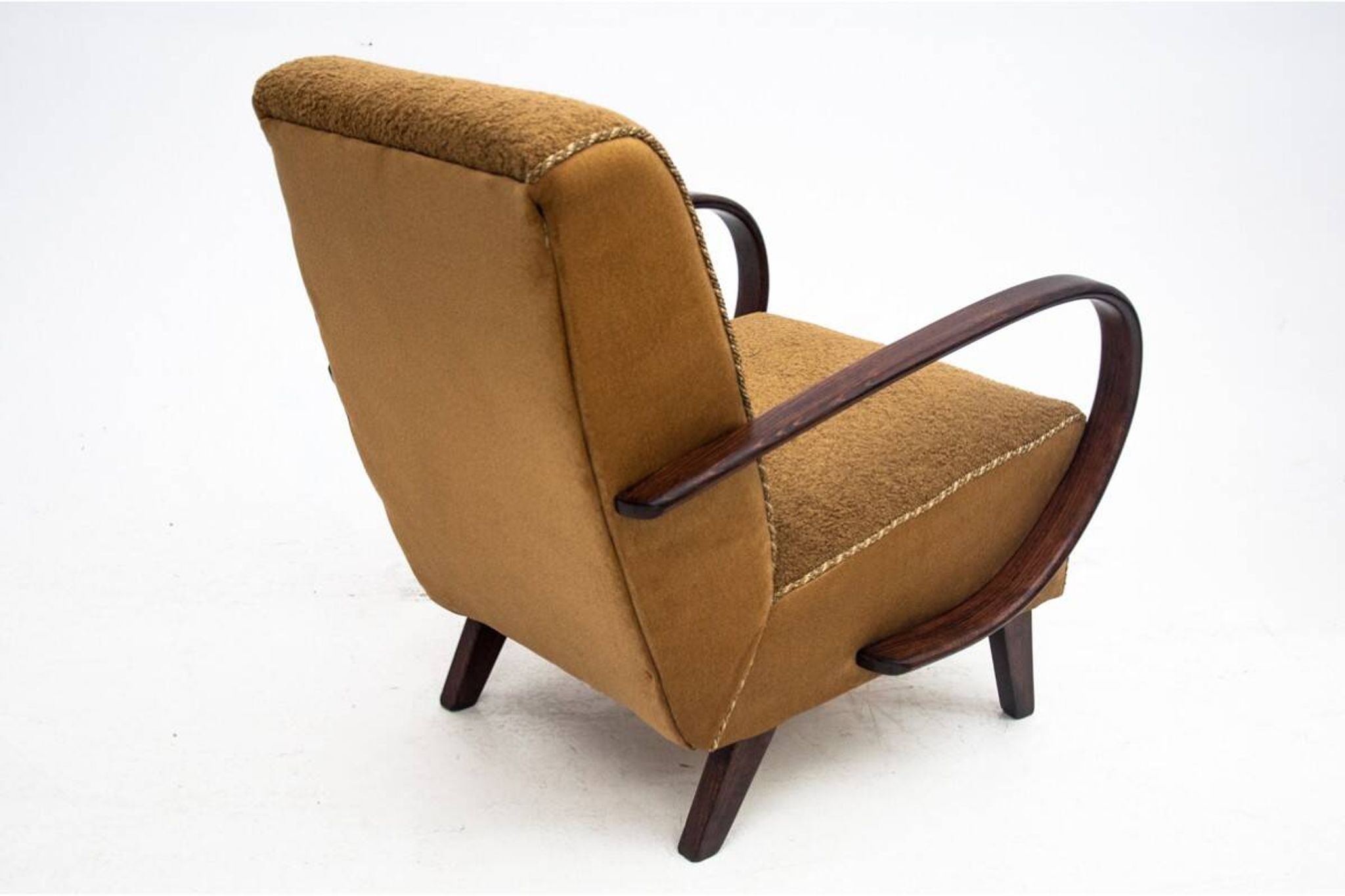 A pair of Art Deco armchairs by J. Halabala from the 1930s, Czech Republic.