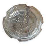 Old bottle bottom or glass moulded pocket tray