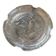 Old bottle bottom or glass moulded pocket tray