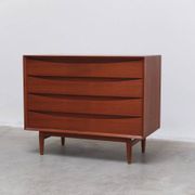 Freestanding chest of drawers in teak by Arne Vodder for Sibast, 1960s
