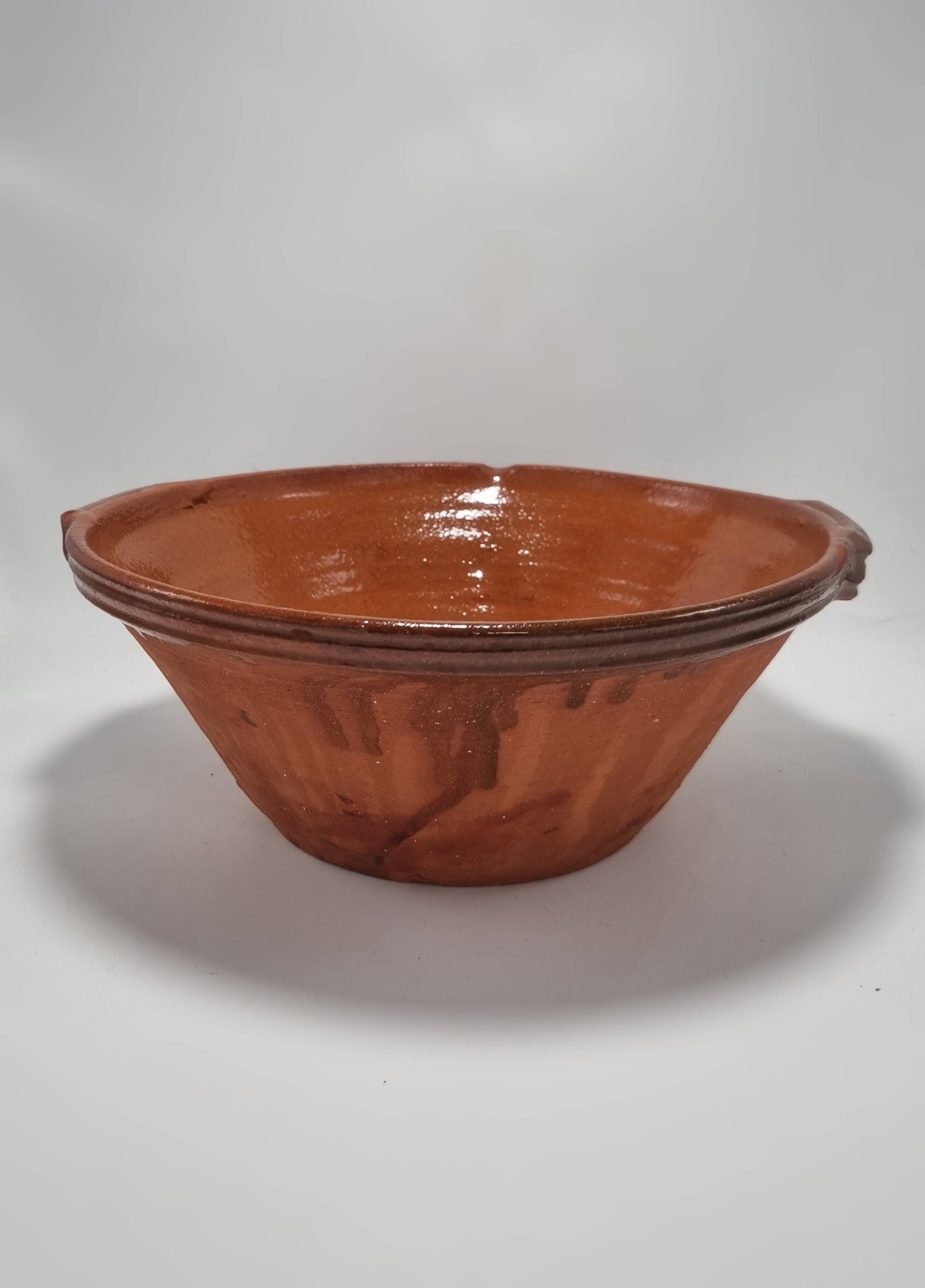 Terracotta salad bowl