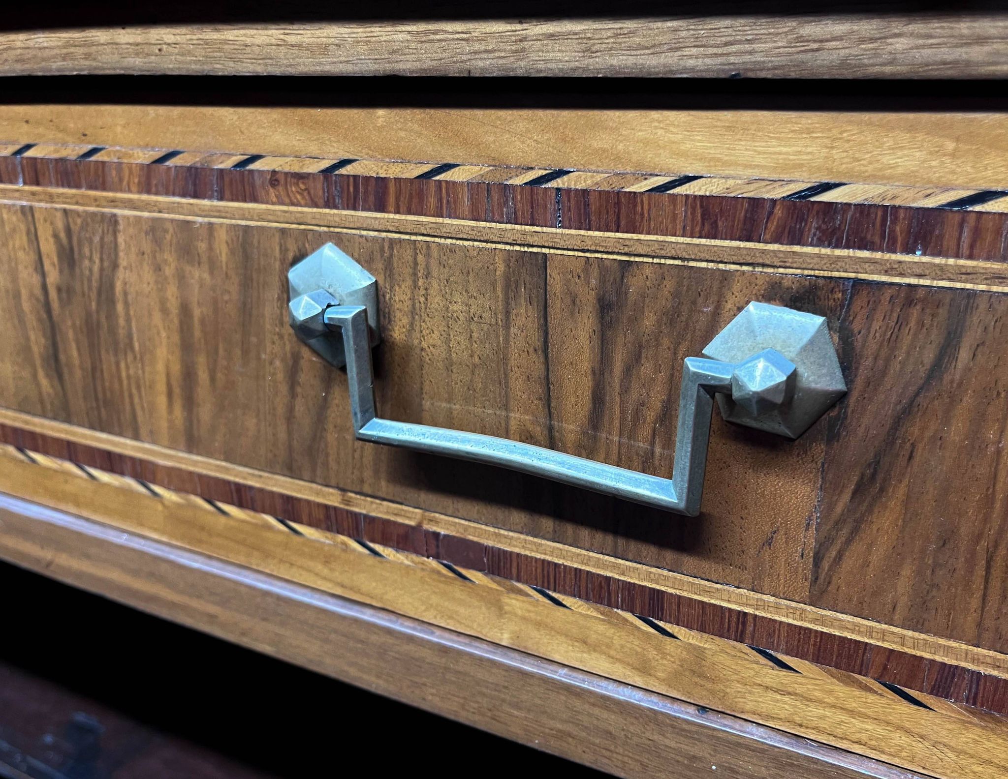 Art Deco secretary in wood and marquetry – 1930s