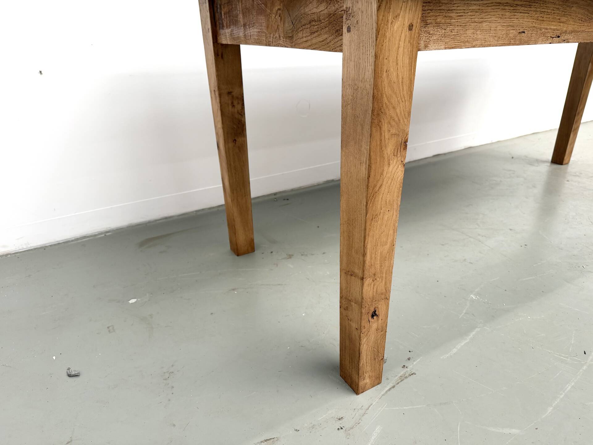 Table en chêne massif – années 50
