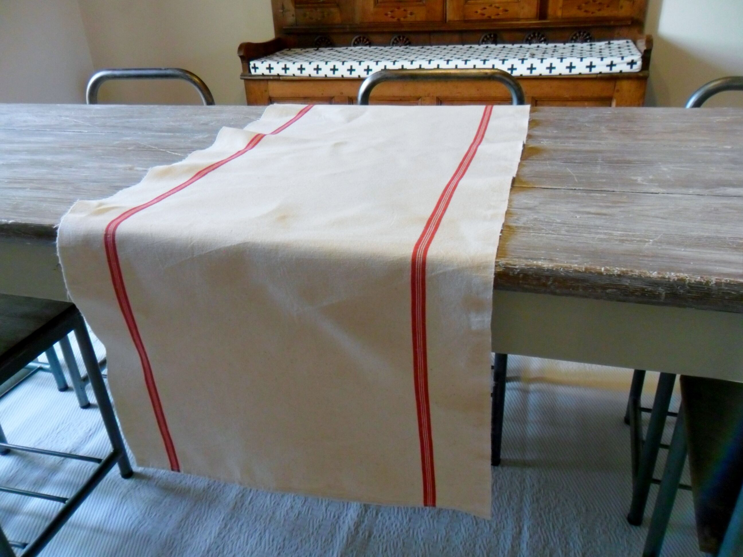 Table runner, former rag XXL in Métis