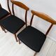 Chaises de salle à manger en teck danois des années 1960 modèle 112 par Erik Wørts pour Vamo Sønderborg – ensemble de 6