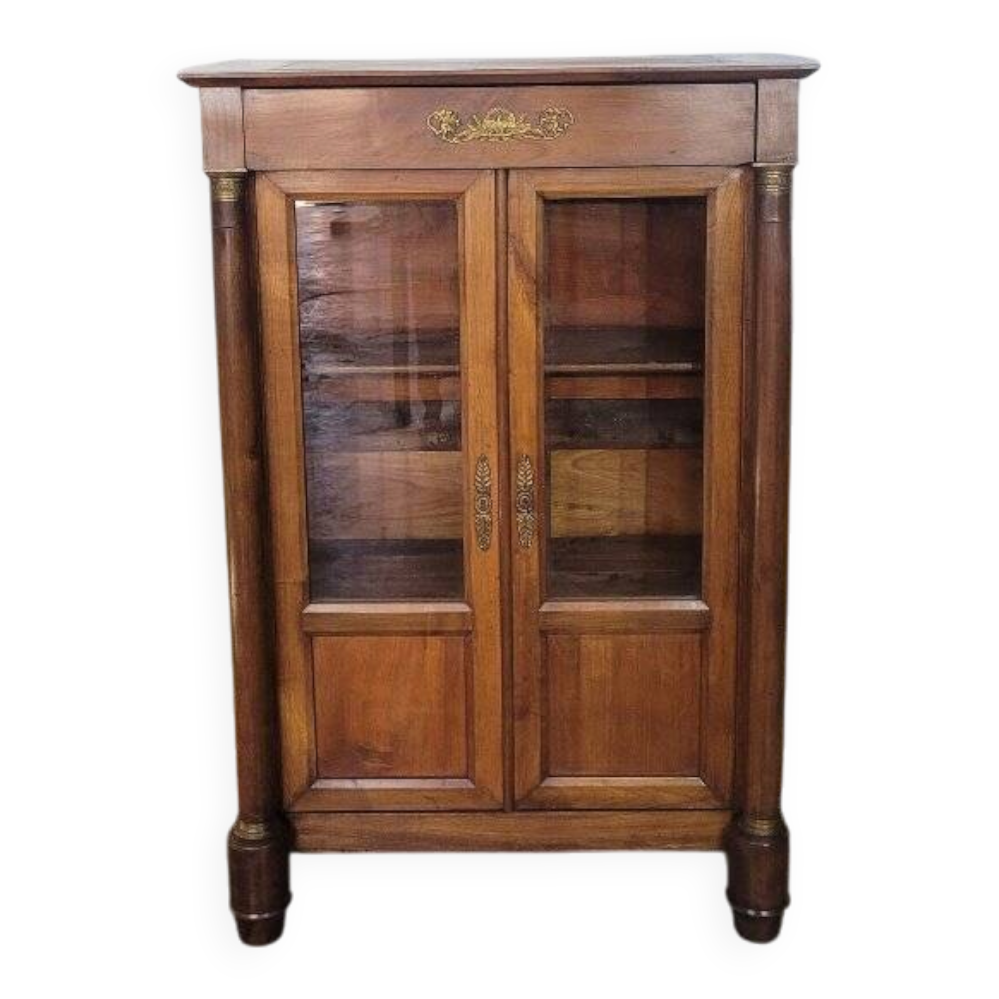 Small Empire library in cherry wood.
