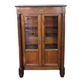 Small Empire library in cherry wood.