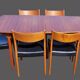 6 Scandinavian teak chairs 1960