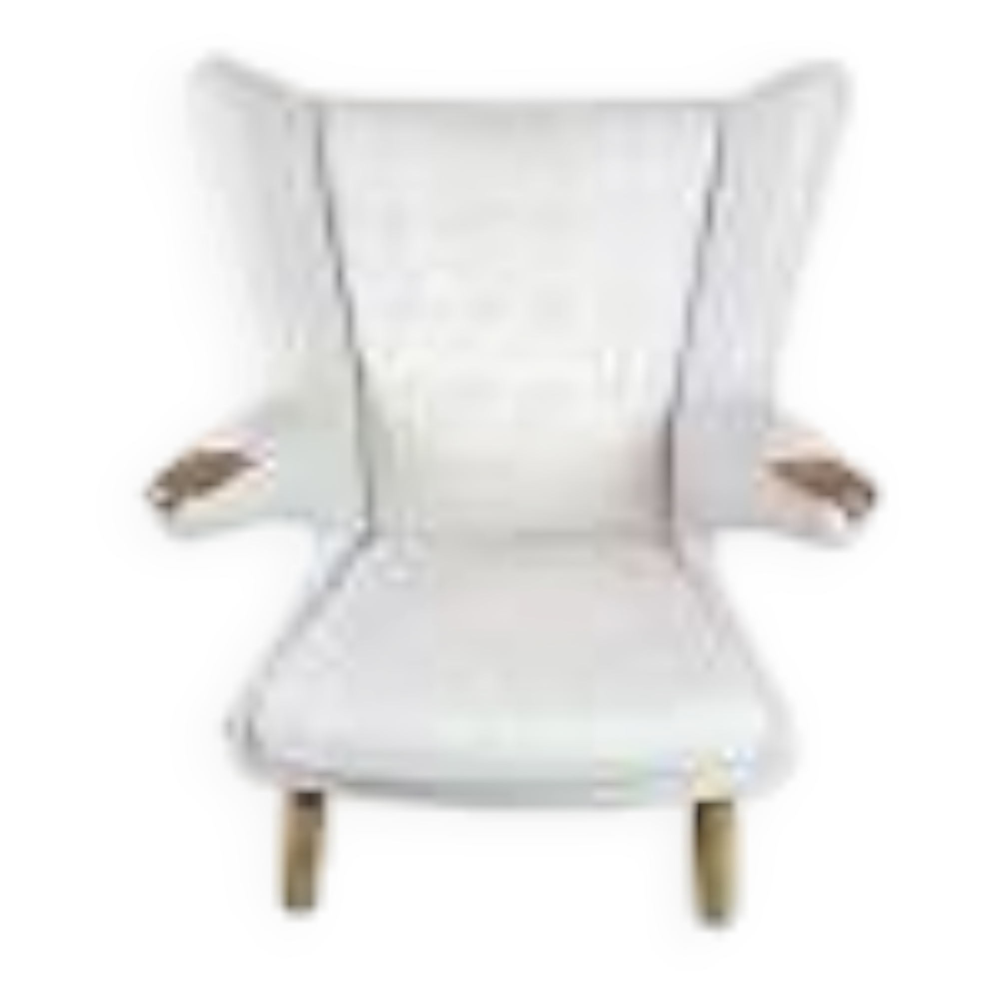 Teddy chair - Model AP 19 - Light grey Hallingdal fabric - Teak nails - Hans J. Wegner - P.P Møbler