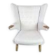 Teddy chair - Model AP 19 - Light grey Hallingdal fabric - Teak nails - Hans J. Wegner - P.P Møbler