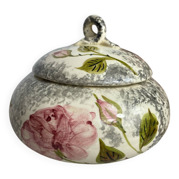 Glazed ceramic candy box