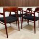 Danish teak model 56 chairs by Niels O. Møller for J.L. Møllers, 1954, set of 4