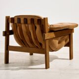 Hungarian leather sofa set by Ipoly Furniture Factory, set of 2.