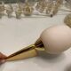 Pink Opaline Glass Brass Sconces Set of 2 1960’s