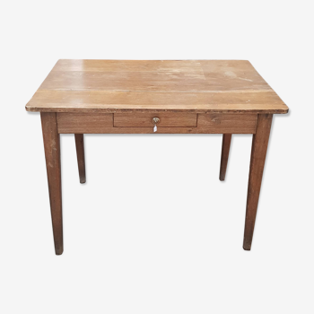 Old estaminet farm table