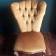 Vintage padded toad armchair