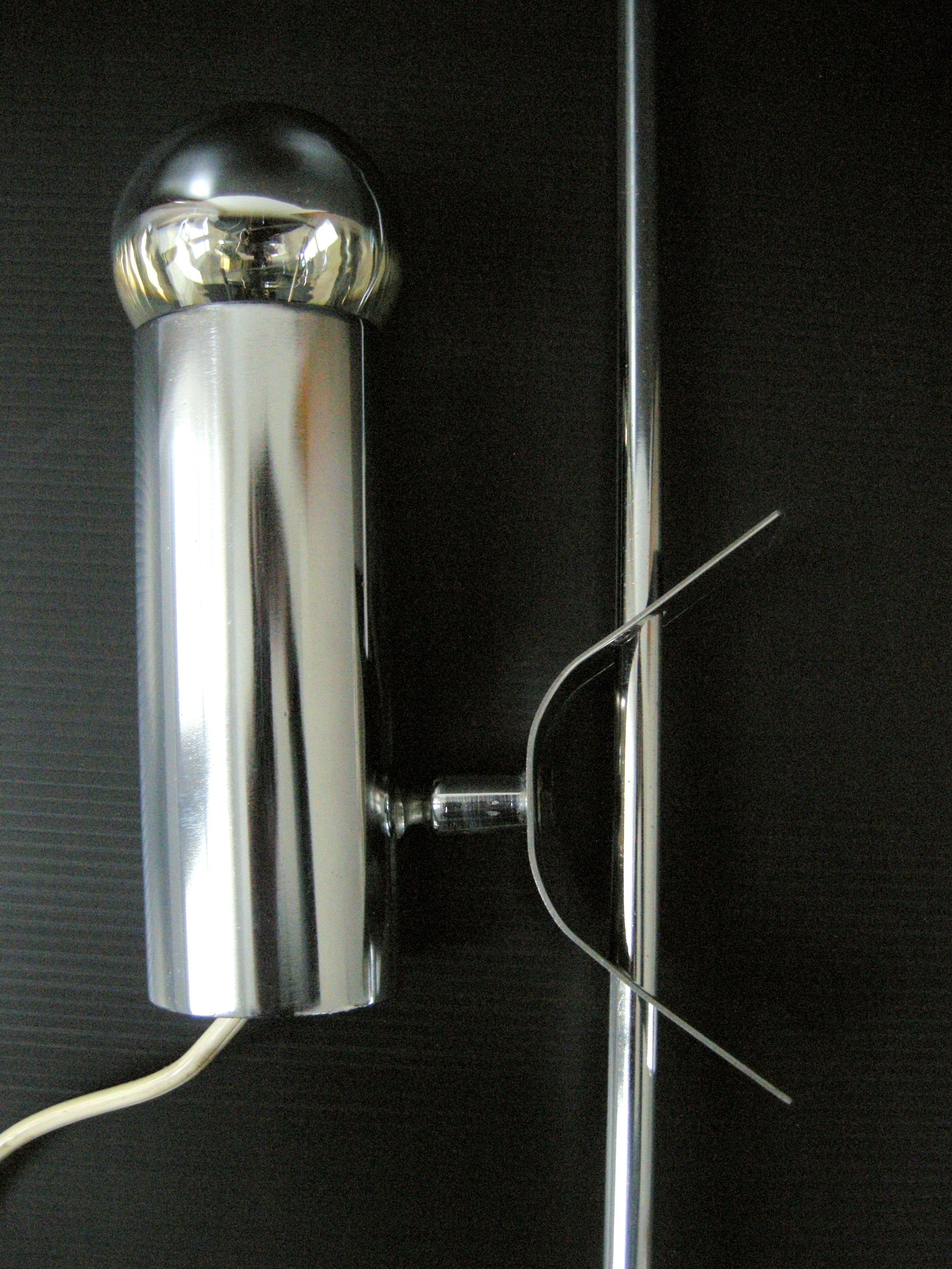 Vintage lamp 1970 chrome space age