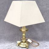 Mid-century design antique brass desk lamp, eye-catcher, gift
