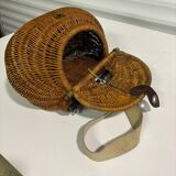 Fisherman's wicker basket