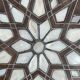 Syrian decagonal pedestal table inlaid with mother-of-pearl