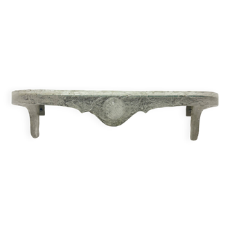 Lucite wall console table with mirror , 1970s