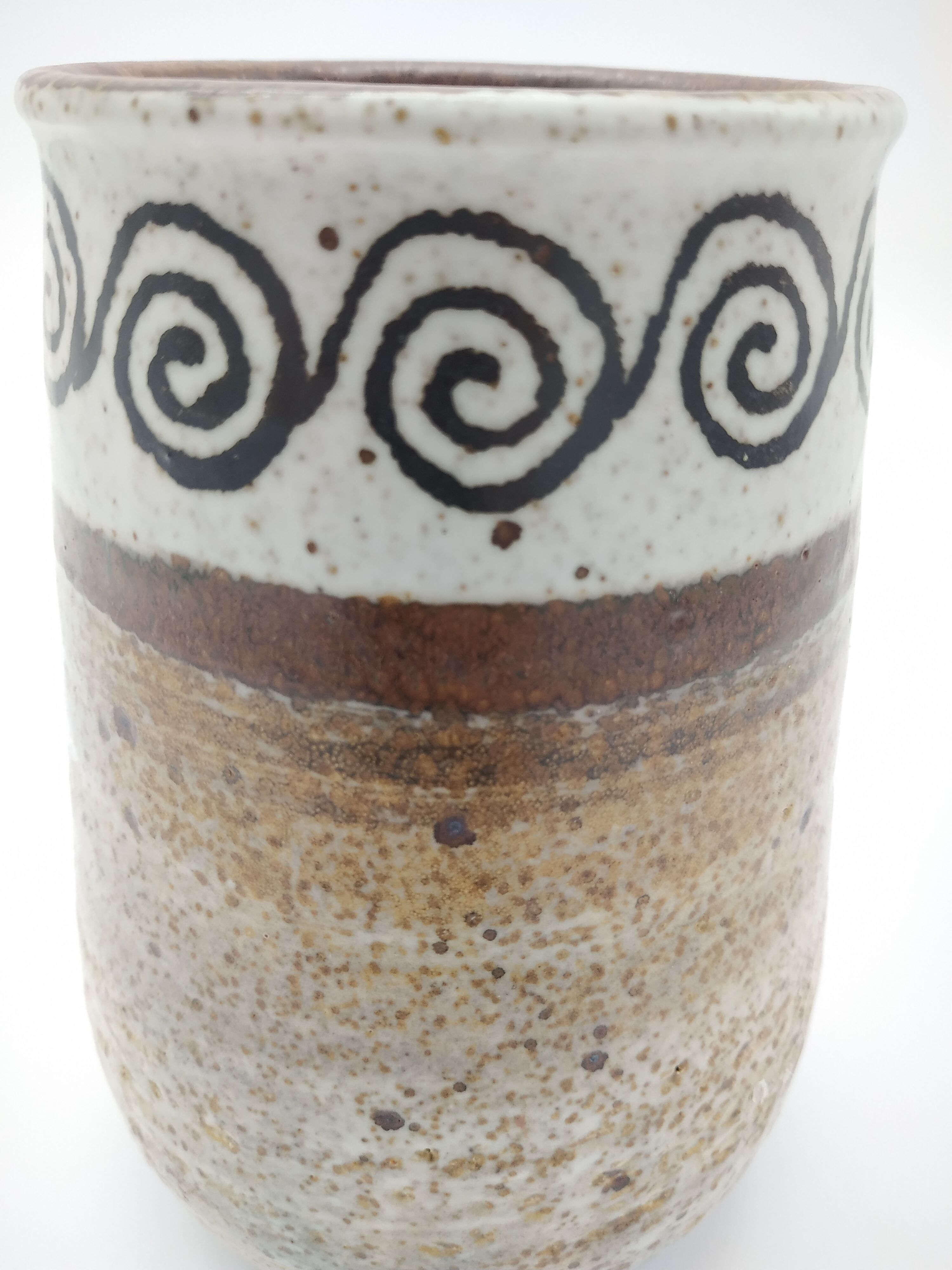 Swedish vase from the Rörstrand Drejar gruppen factory in 1974