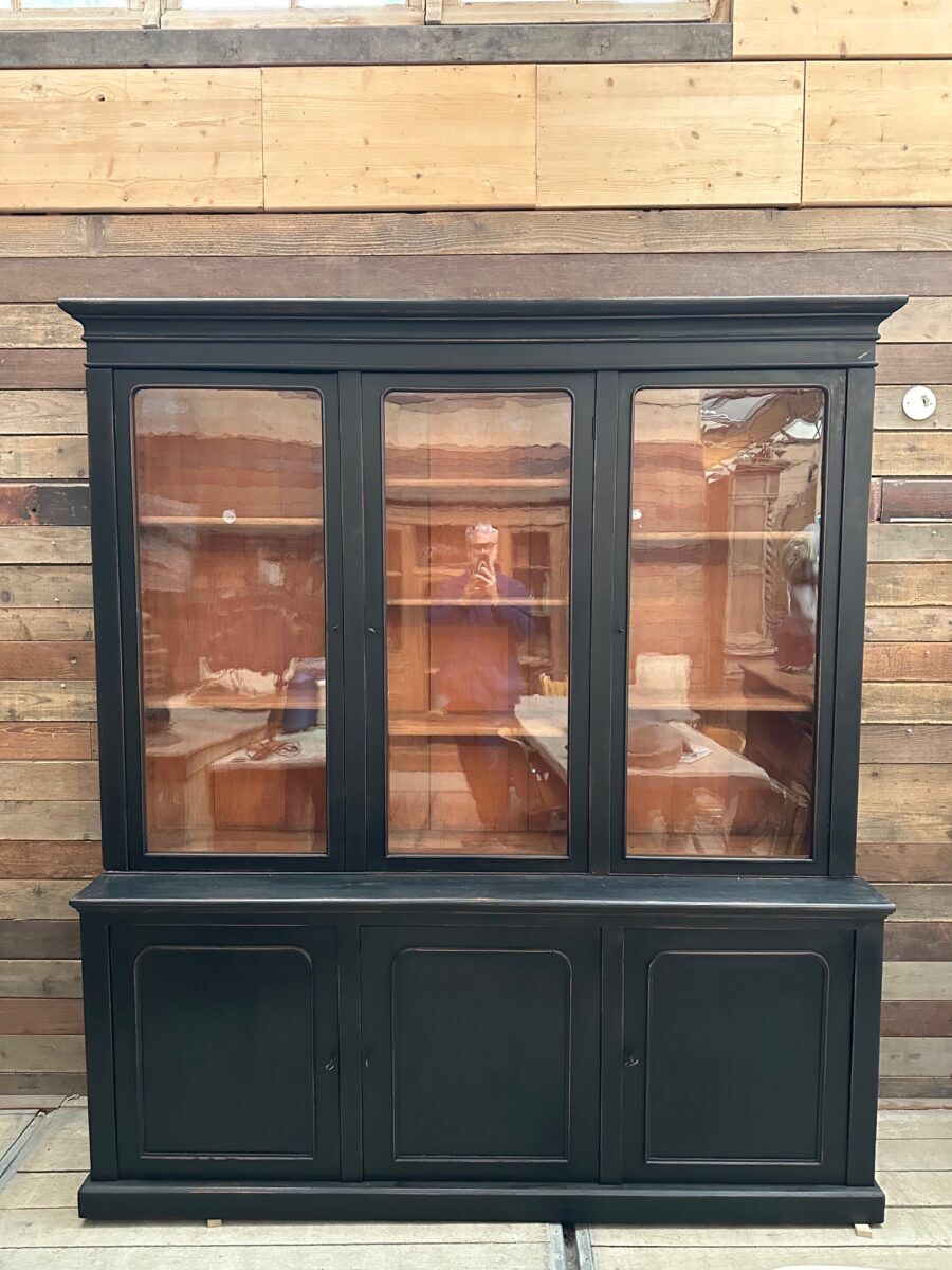 Large patinated library