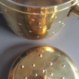 Seau a glace design en laiton couleur or brillant