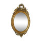 Miroir ovale bois stuck et doré état d'origine 110x68