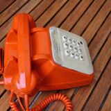 Socotel S63 orange/beige 70's phone