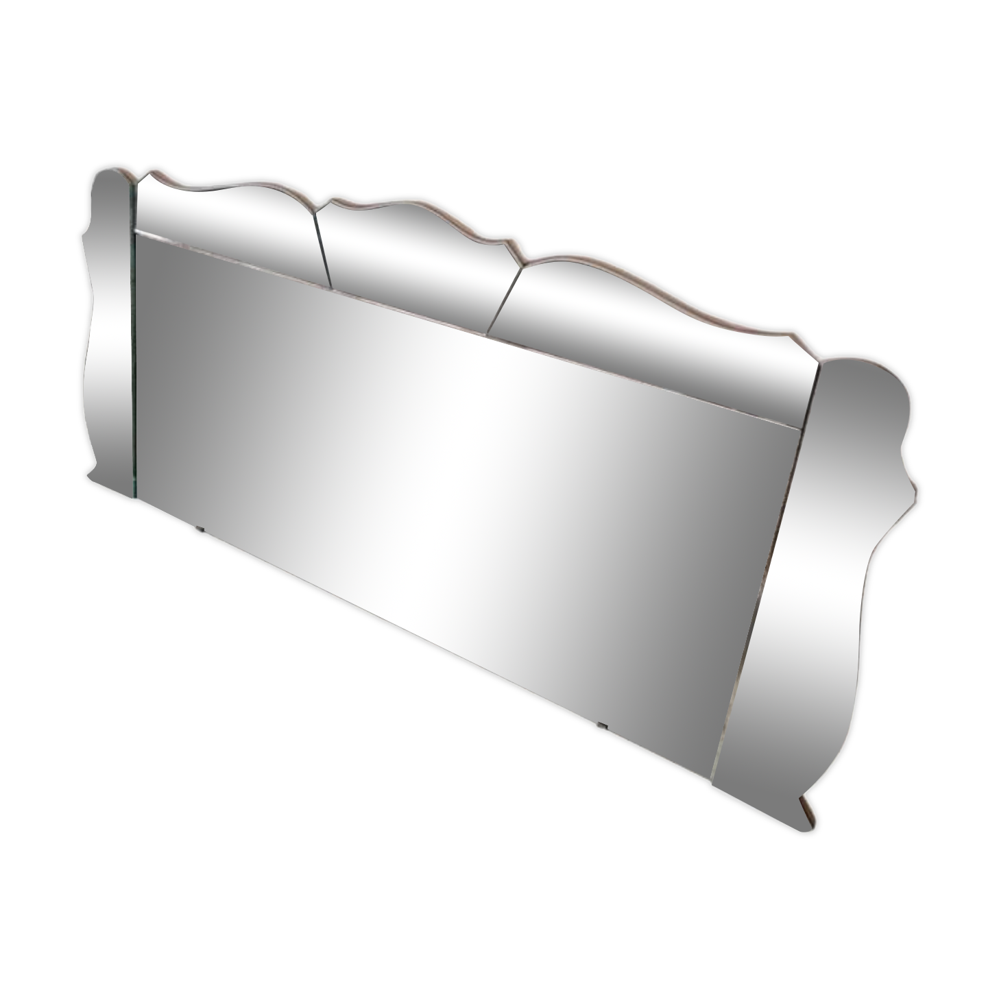 Beveled Venetian brasserie mirror - 1950s