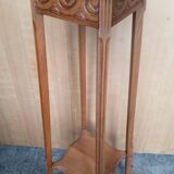 Sellette porte plante en bois art deco 1940