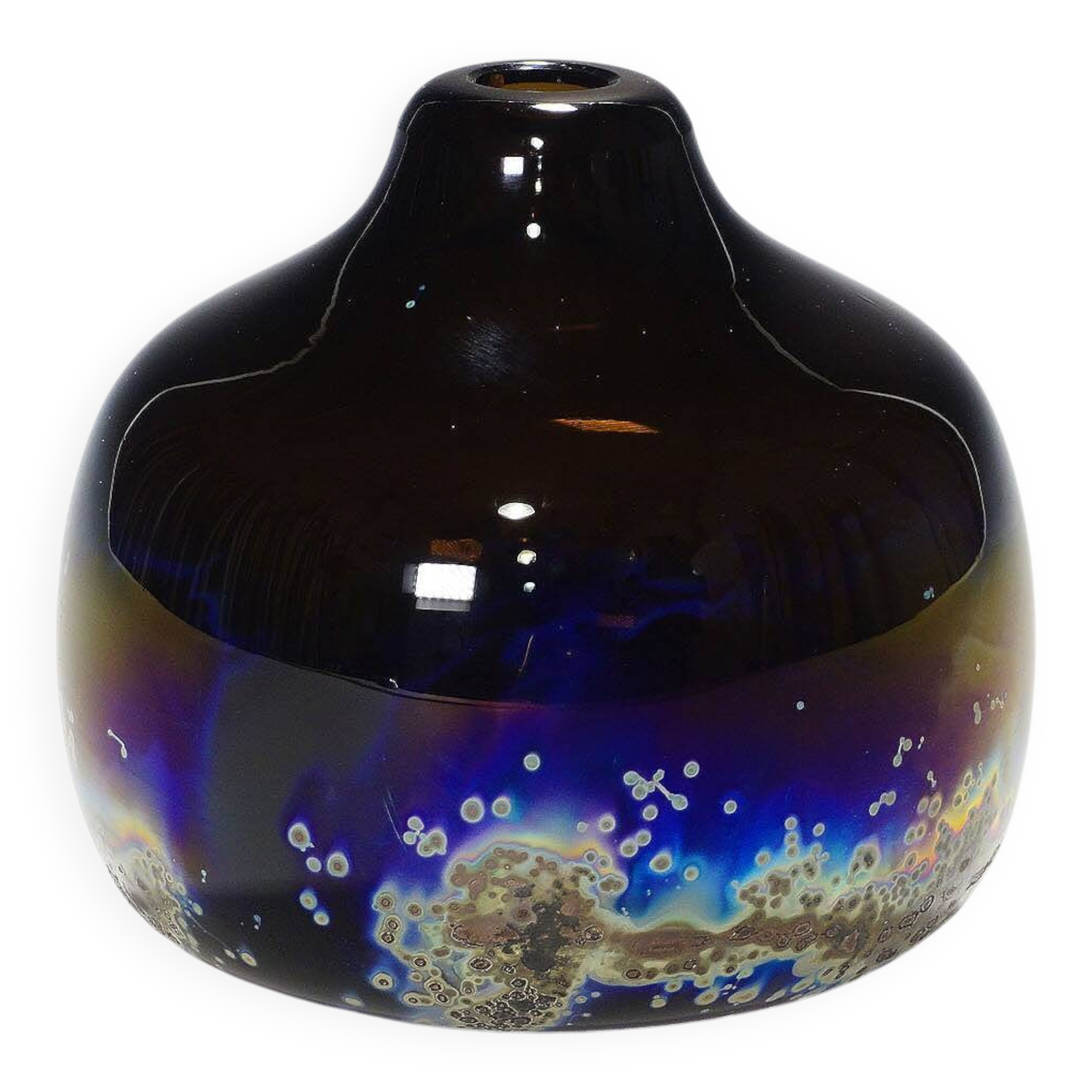 Vintage 'Aomi' vase designed by H. R. Janssen for Graal Glas around 1970.