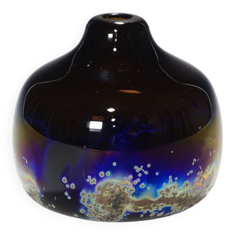 Vintage 'Aomi' vase designed by H. R. Janssen for Graal Glas around 1970.