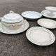 Large service 67 pieces creil and earthenware plates old dishes