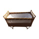 Lit corbeille  enfant rotin