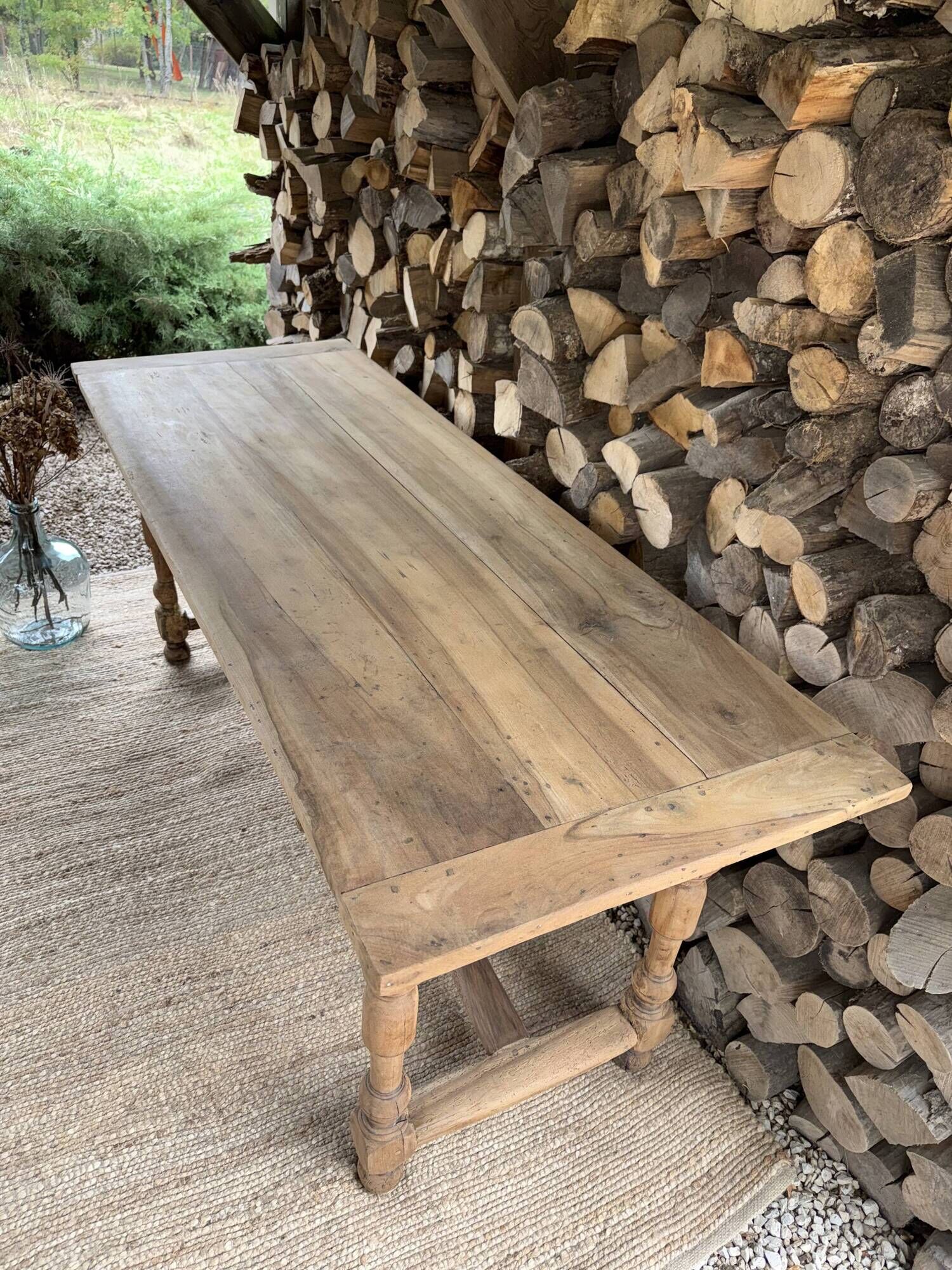 Work table or renovated antique draper's table