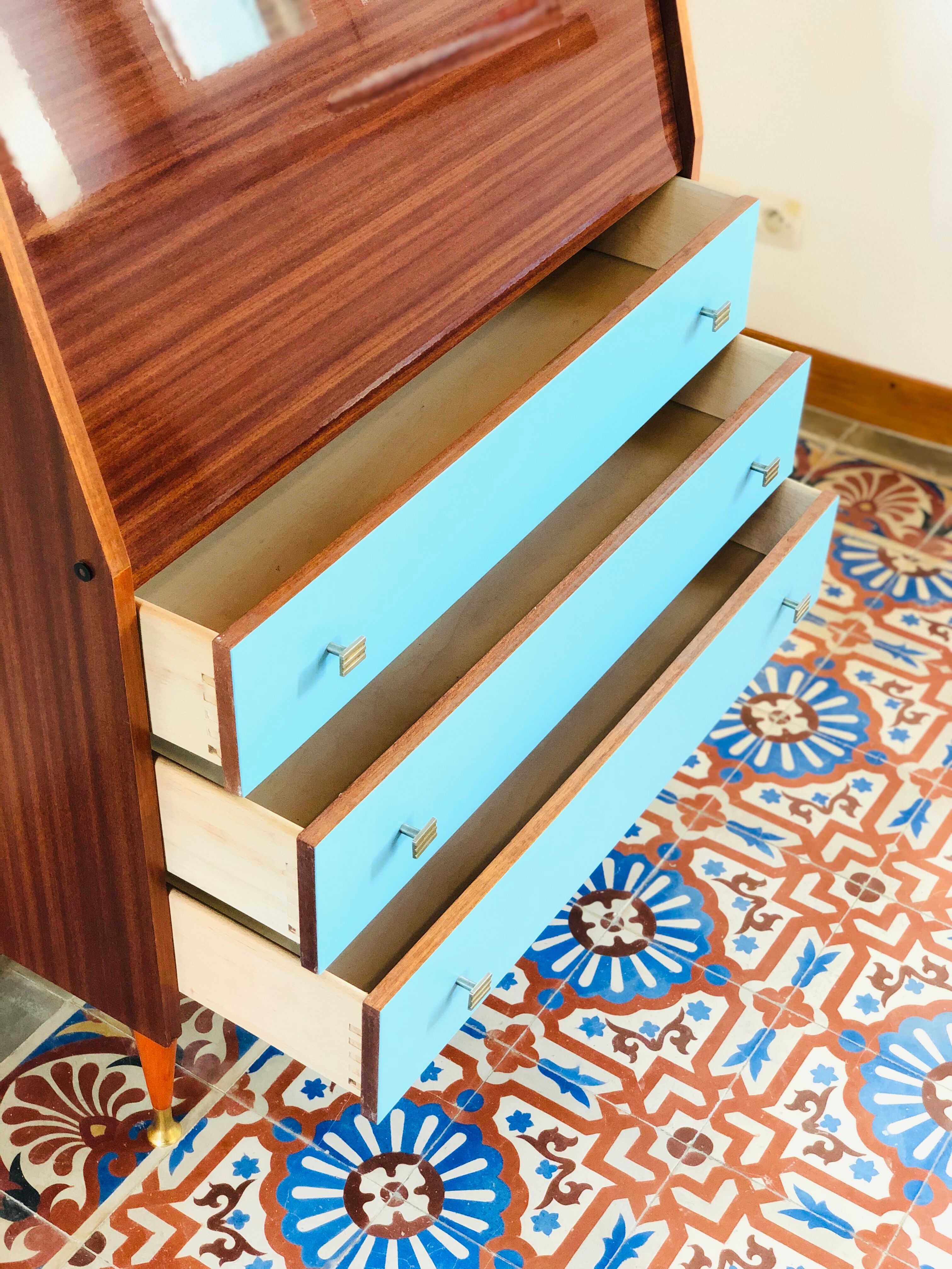 Vintage mahogany secretary