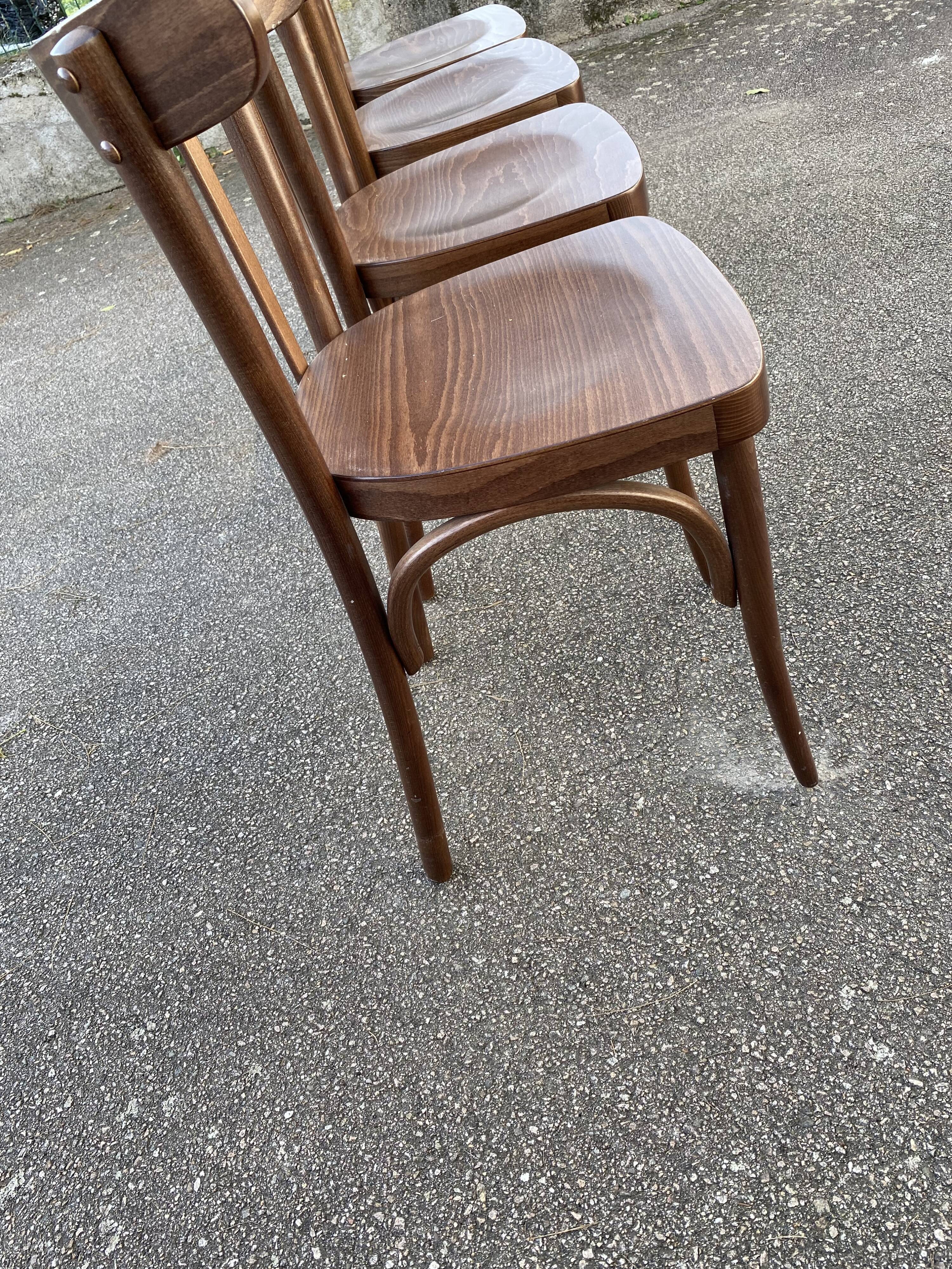 Set of 4 vintage bistro chairs